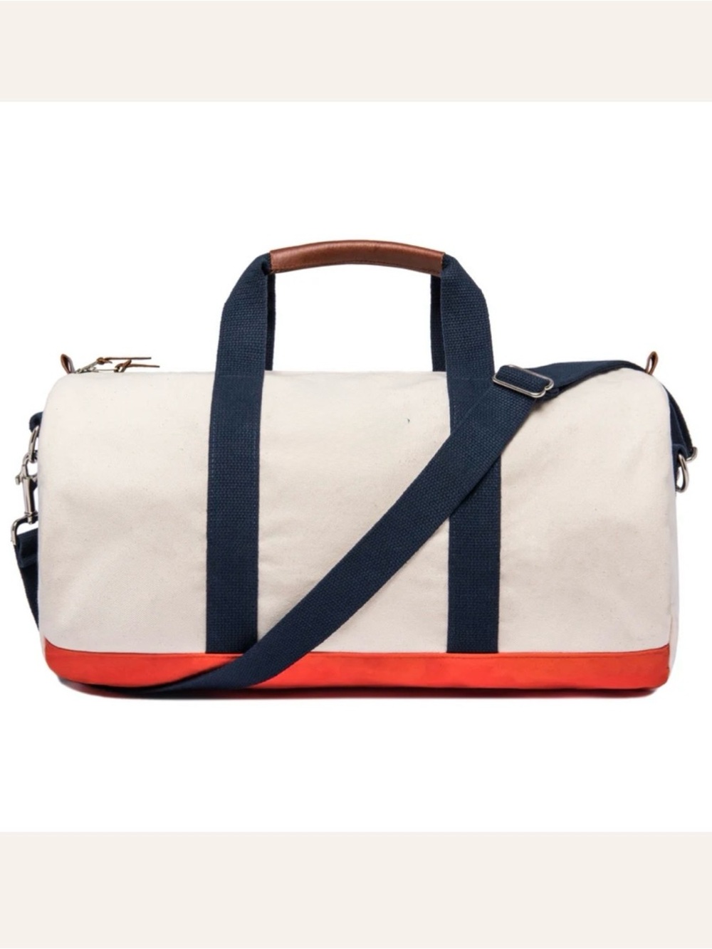 New Jack and Mulligan Kennedy Duffel Bag Leather Patch branded
